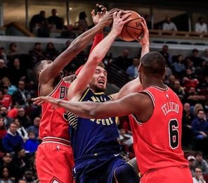 87-105. Oladipo y los Pacers detienen su mala racha al vencer a los Bulls 87-105. Oladipo y los Pacers detienen su mala racha al vencer a los Bulls