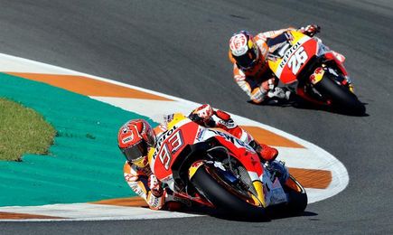 Pedrosa gana en Cheste y Marc Márquez se proclama campeón del mundo Pedrosa gana en Cheste y Marc Márquez se proclama campeón del mundo