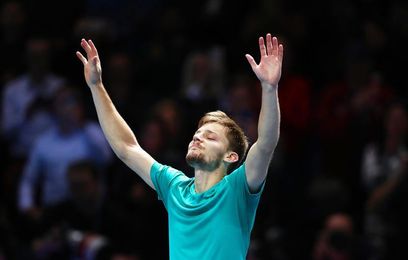 Goffin, primero en ganar a números uno y dos en Masters desde Davydenko 2009 Goffin, primero en ganar a números uno y dos en Masters desde Davydenko 2009