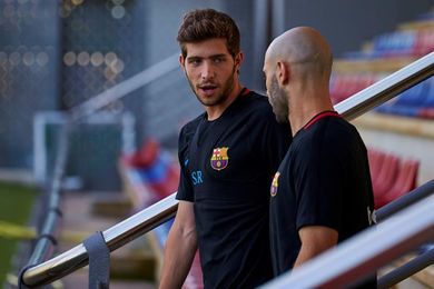 Sergi Roberto: "Mi recuperación está yendo más rápido de lo esperado" Sergi Roberto: "Mi recuperación está yendo más rápido de lo esperado"