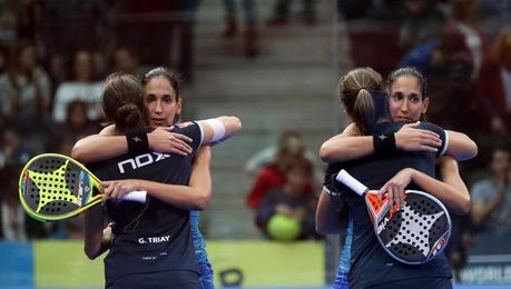 Las gemelas Sánchez Alayeto logran en Bilbao su octavo título de la temporada Las gemelas Sánchez Alayeto logran en Bilbao su octavo título de la temporada