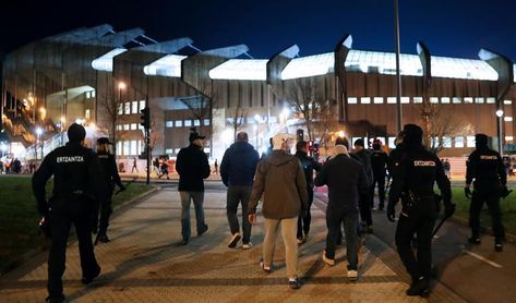 Los cinco detenidos anoche en los incidentes junto a Anoeta son hinchas rusos Los cinco detenidos anoche en los incidentes junto a Anoeta son hinchas rusos