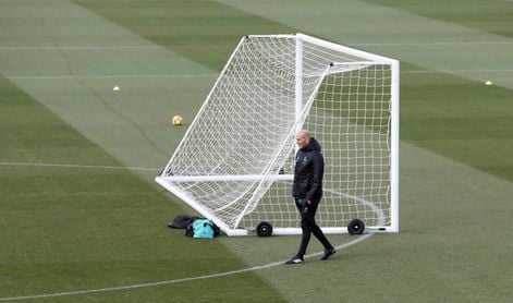 Guiño de Zidane a Berizzo y su lucha en la víspera del partido Guiño de Zidane a Berizzo y su lucha en la víspera del partido