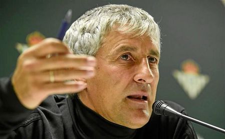 Setién: "Si me echasen, sería el mayor disgusto de mi vida" Setién: "Si me echasen, sería el mayor disgusto de mi vida"