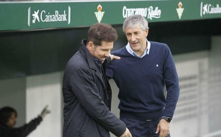 Setién: "Hay materia prima para confiar" Setién: "Hay materia prima para confiar"