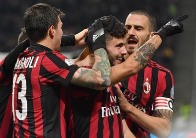 El Milan golea al ritmo de Suso y jugará el derbi con el Inter en cuartos El Milan golea al ritmo de Suso y jugará el derbi con el Inter en cuartos