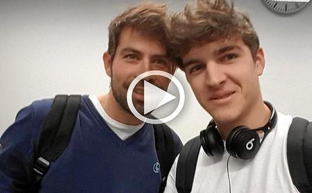 Coke, a su llegada a Valencia. Coke, a su llegada a Valencia.