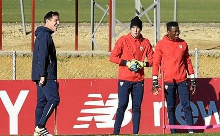 Eduardo Berizzo, en la sesión de hoy. Eduardo Berizzo, en la sesión de hoy.
