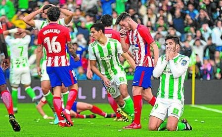 Ante el Atlético, mejoría pero sin gol. Ante el Atlético, mejoría pero sin gol.