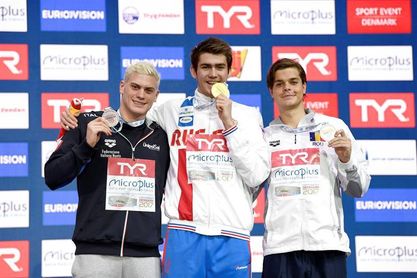 Nueva exhibición del ruso Kolesnikov en el Europeo de piscina corta que se disputa en Copenhague Nueva exhibición del ruso Kolesnikov en el Europeo de piscina corta que se disputa en Copenhague