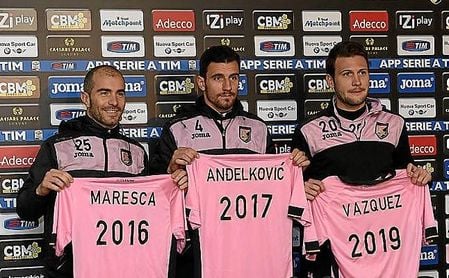 Maresca y Franco Vázquez coincidieron en el Palermo. Maresca y Franco Vázquez coincidieron en el Palermo.