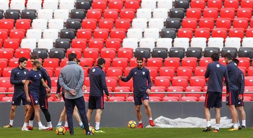 Saborit: "En el vestuario no hay tema Kepa" Saborit: "En el vestuario no hay tema Kepa"