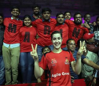 Marín, a la final de la liga india tras derrotar a Hyun Marín, a la final de la liga india tras derrotar a Hyun