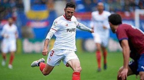 Layún, en el partido ante el Eibar. Layún, en el partido ante el Eibar.