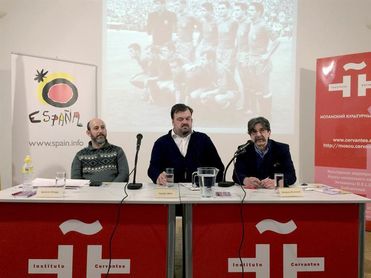 El Cervantes acoge fotos de Efe sobre la rivalidad futbolística hispano-rusa El Cervantes acoge fotos de Efe sobre la rivalidad futbolística hispano-rusa