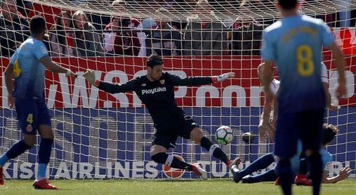 1-0. Sergio Rico le da la victoria al Sevilla 1-0. Sergio Rico le da la victoria al Sevilla