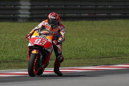 Marc Márquez: "Este año mi objetivo es caerme menos" Marc Márquez: "Este año mi objetivo es caerme menos"
