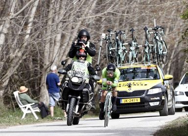 Roglic arrasa en la crono de Lodosa y deja la carrera casi sentenciada Roglic arrasa en la crono de Lodosa y deja la carrera casi sentenciada