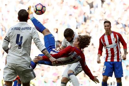 La imponente reacción de Griezmann La imponente reacción de Griezmann