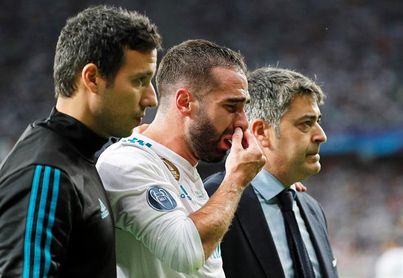Carvajal sufre un nueva lesión muscular y es sustituido Carvajal sufre un nueva lesión muscular y es sustituido