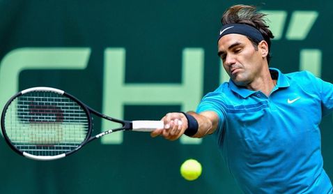 Federer espera a Roberto Bautista o Borna Coric en la final de Halle Federer espera a Roberto Bautista o Borna Coric en la final de Halle