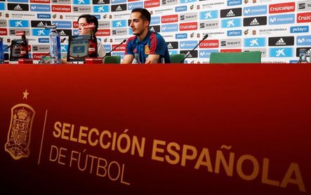 Lucas Vázquez: "Queremos quedar primeros, ya veremos si toca Rusia o Uruguay" Lucas Vázquez: "Queremos quedar primeros, ya veremos si toca Rusia o Uruguay"