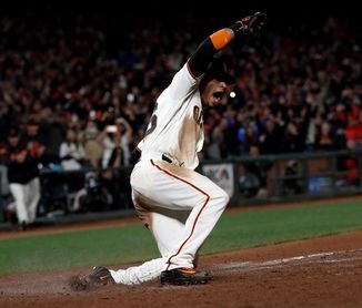 5-3. Hernández pega doble y sella el triunfo de los Gigantes 5-3. Hernández pega doble y sella el triunfo de los Gigantes