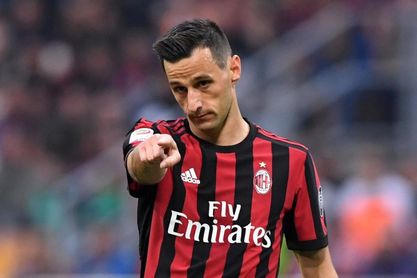 Kalinic, en un partido con el Milan. Kalinic, en un partido con el Milan.