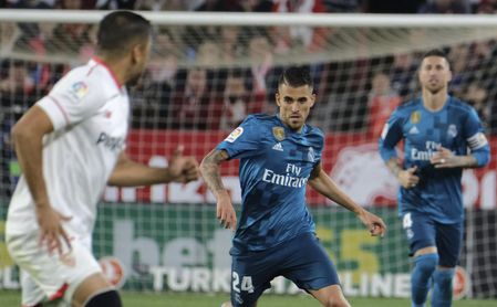 Dani Ceballos, jugador del Real Madrid, durante un encuentro de LaLiga. Dani Ceballos, jugador del Real Madrid, durante un encuentro de LaLiga.
