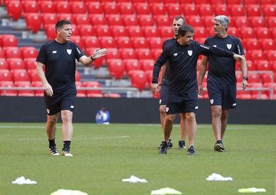 Berizzo: "No estamos en nuestro techo pero sí listos para competir