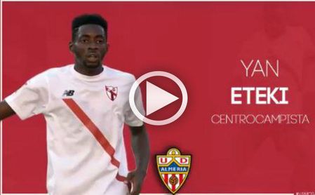 Yan Eteki, nuevo jugador de la UD Almería. Yan Eteki, nuevo jugador de la UD Almería.