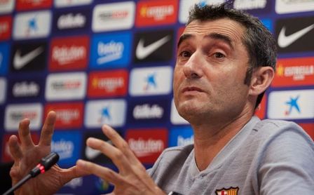 Valverde: "Tenemos que echar mano de más de once jugadores" Valverde: "Tenemos que echar mano de más de once jugadores"