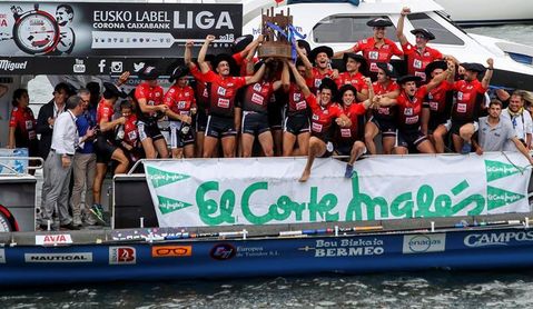 Hondarribia gana la última regata en Portugalete en la coronación de Urdaibai Hondarribia gana la última regata en Portugalete en la coronación de Urdaibai