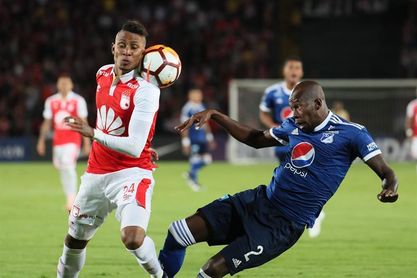 0-0. Santa Fe y Millonarios no se hacen daño en primer partido de octavos 0-0. Santa Fe y Millonarios no se hacen daño en primer partido de octavos