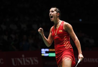 Carolina Marín solventó en 34 minutos su partido de primera ronda Carolina Marín solventó en 34 minutos su partido de primera ronda