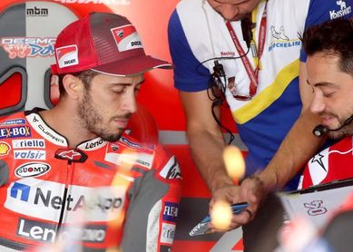 Dovizioso dice que por los neumáticos es "difícil hacer comparaciones" Dovizioso dice que por los neumáticos es "difícil hacer comparaciones"