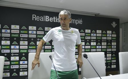 Setién cree que el Athletic le presionará muy arriba. Setién cree que el Athletic le presionará muy arriba.