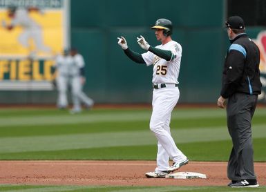 3-2. Piscotty sella la victoria de los Atléticos 3-2. Piscotty sella la victoria de los Atléticos