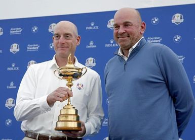 Los capitanes de Europa y Estados Unidos inician los prolegómenos de la Ryder Los capitanes de Europa y Estados Unidos inician los prolegómenos de la Ryder