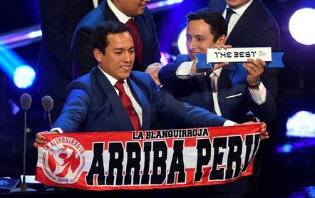 La hinchada de Perú, recompensada con el premio ´The Best´ a la mejor afición La hinchada de Perú, recompensada con el premio ´The Best´ a la mejor afición