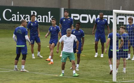 Imagen del entrenamiento del Betis. Imagen del entrenamiento del Betis.