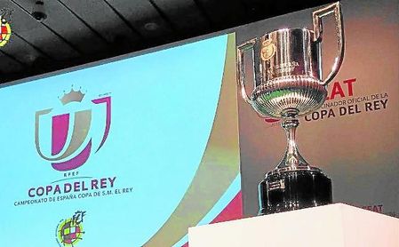 Imagen del sorteo de la Copa del Rey. Imagen del sorteo de la Copa del Rey.