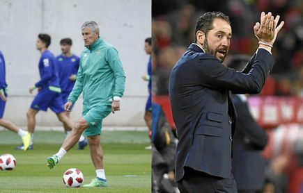 Setién y Machín deberán refrendar el pase a octavos de la Copa. Setién y Machín deberán refrendar el pase a octavos de la Copa.
