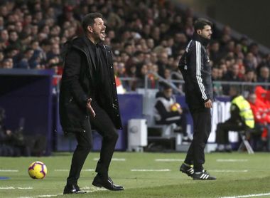 Simeone: "Es de las victorias más emocionantes del Metropolitano" Simeone: "Es de las victorias más emocionantes del Metropolitano"