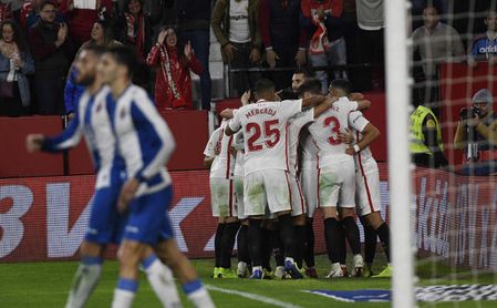 Casi al final, Ben Yedder puso el definitivo 2-1. Casi al final, Ben Yedder puso el definitivo 2-1.