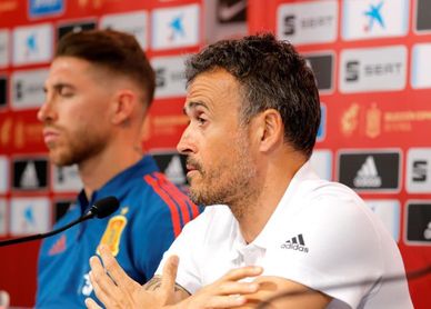 Luis Enrique: "Es nuestro primer partido al todo o nada" Luis Enrique: "Es nuestro primer partido al todo o nada"