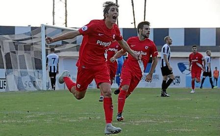 Bryan Gil celebra el gol que logró en La Línea, que sirvió para rescatar un punto. Bryan Gil celebra el gol que logró en La Línea, que sirvió para rescatar un punto.