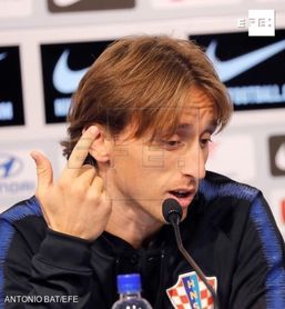 Modric: "Volví muy pronto del Mundial" Modric: "Volví muy pronto del Mundial"