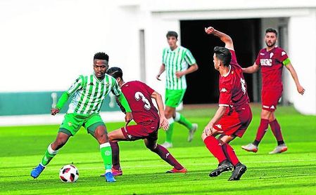 Kaptoum, que fue titular ante el Córdoba B, se pierde la visita a Lucena, pues lo llamó Setién. Kaptoum, que fue titular ante el Córdoba B, se pierde la visita a Lucena, pues lo llamó Setién.
