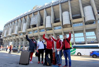 La final de la Copa Libertadores empieza a vivirse en los alrededores del Bernabéu La final de la Copa Libertadores empieza a vivirse en los alrededores del Bernabéu